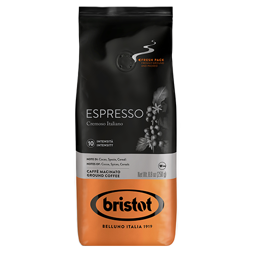 Bristot Espresso gemalen koffie 250 gram
