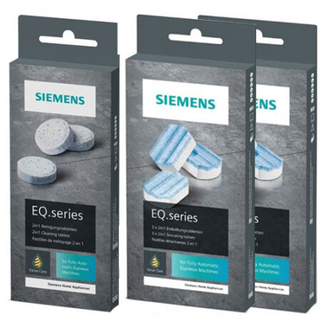 Siemens EQ 1 x Reiniging + 2 x Ontkalkingstabletten