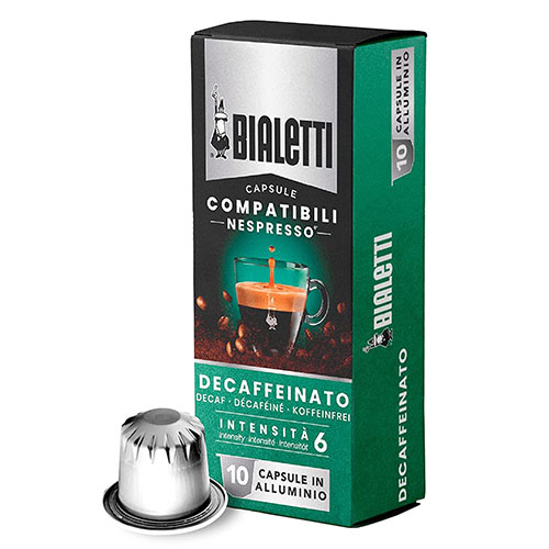 Bialetti Decaffeinato Nespresso Compatible Capsules