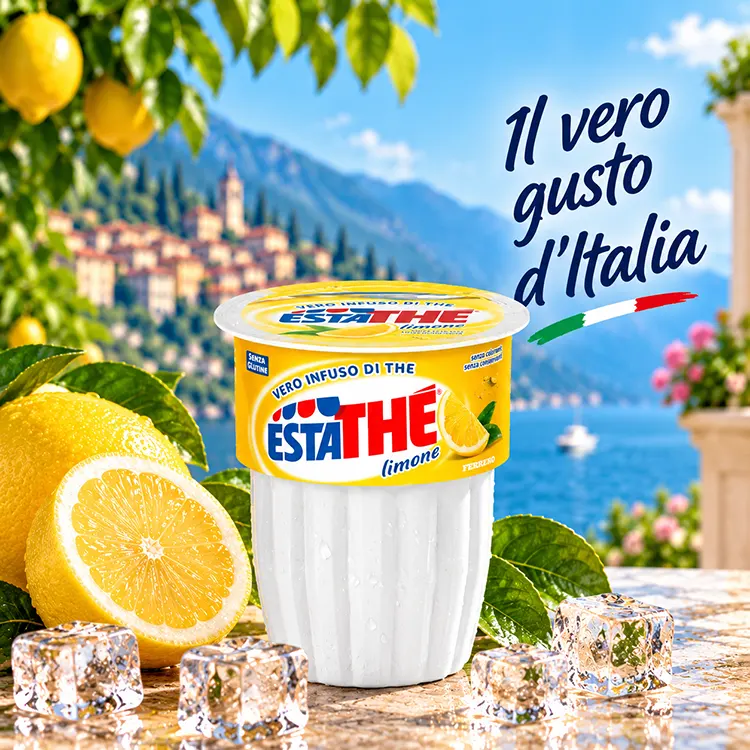Estathé Limone 20cl beker