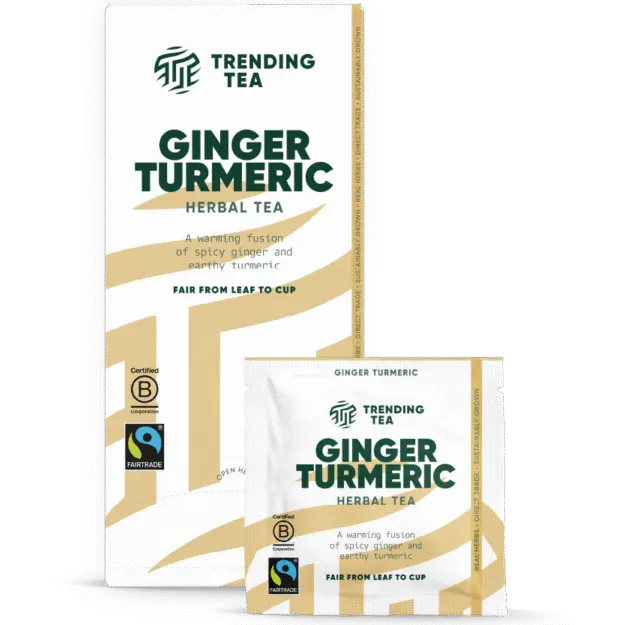 TrendingTea Ginger Turmeric Sachets 25 stuks